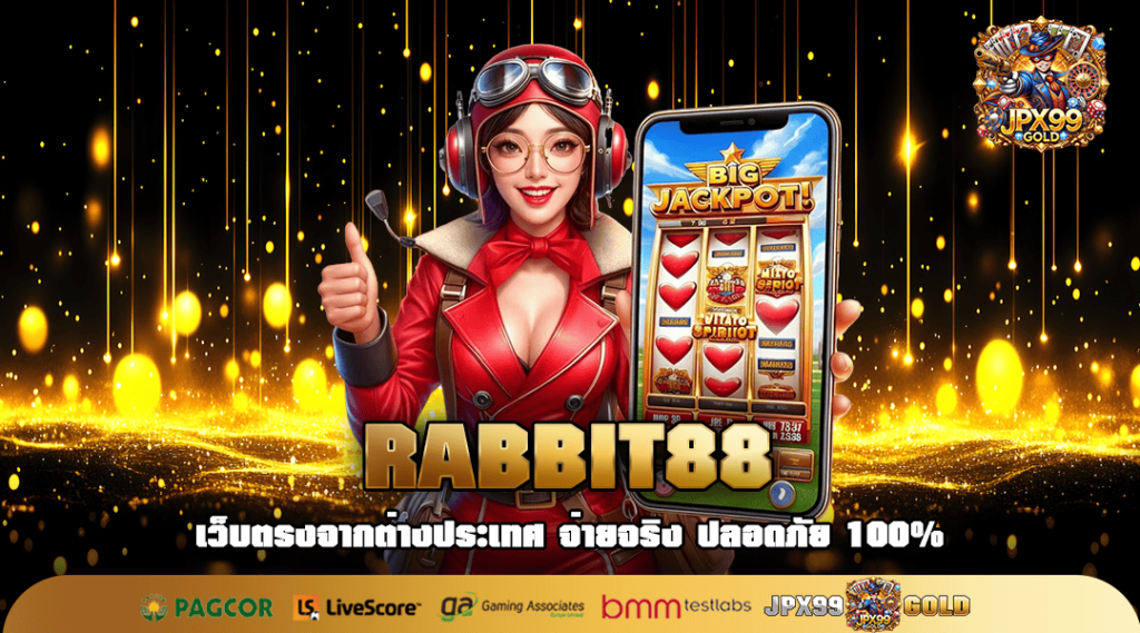 RABBIT88 ทางเข้าเล่น สล็อตเว็บหลัก รางวัลแตกง่าย บวกกำไรล้นจอ